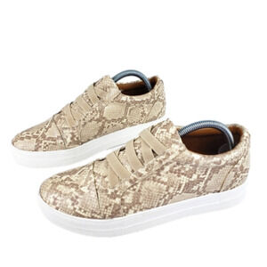 Dolce Vita Sneakers Women's Shoe Size 10 Snake Print Roper Platform Slip on
